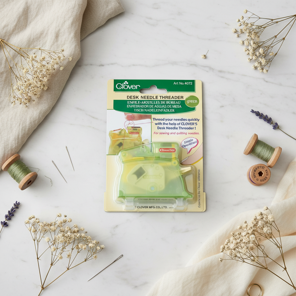 Enhebrador Automático de Agujas Clover – Eficiencia y Estilo en Tres Colores