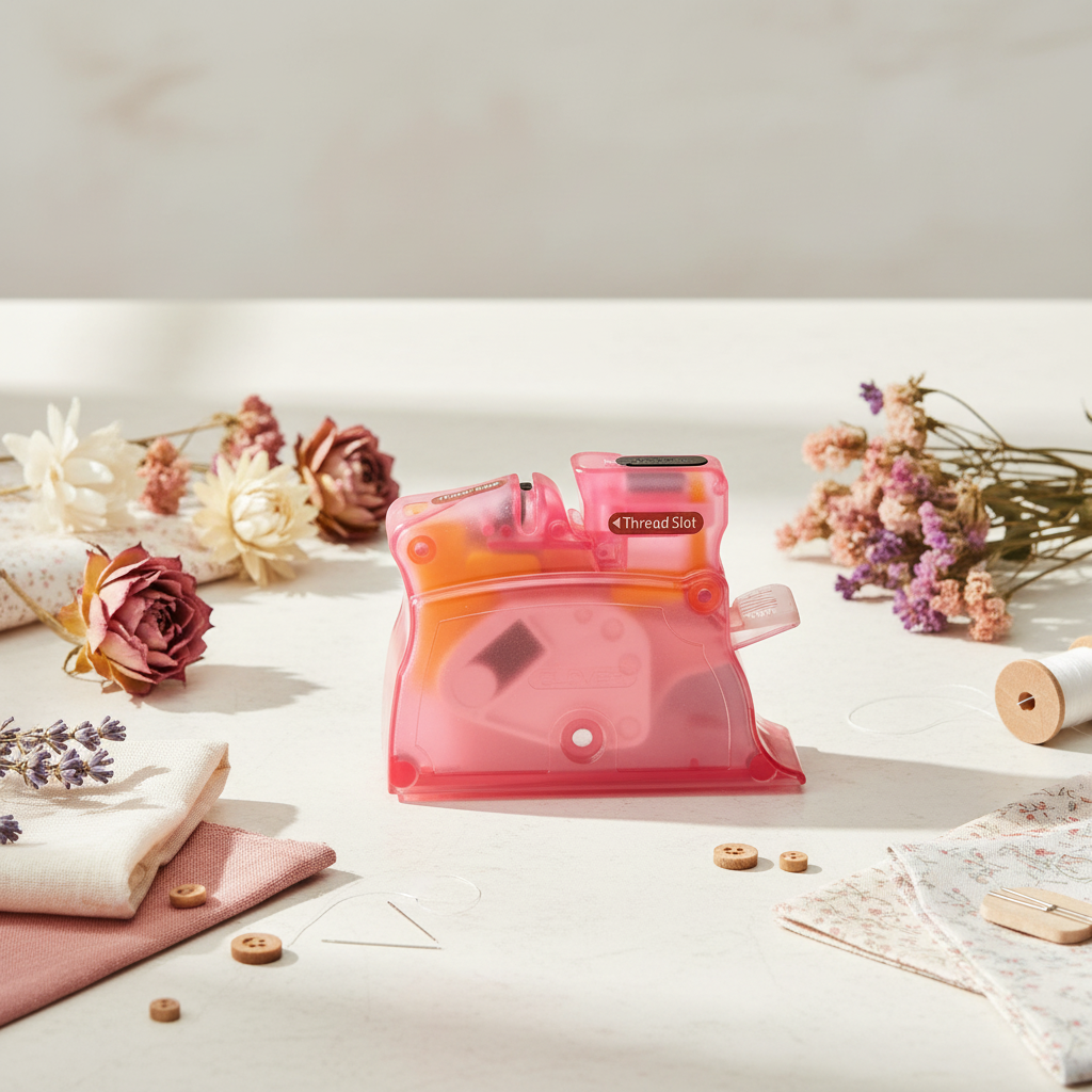 Enhebrador Automático de Agujas Clover – Eficiencia y Estilo en Tres Colores