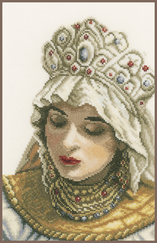 Russian Bride - Lanarte - Cross Stitch Kit PN-0021204