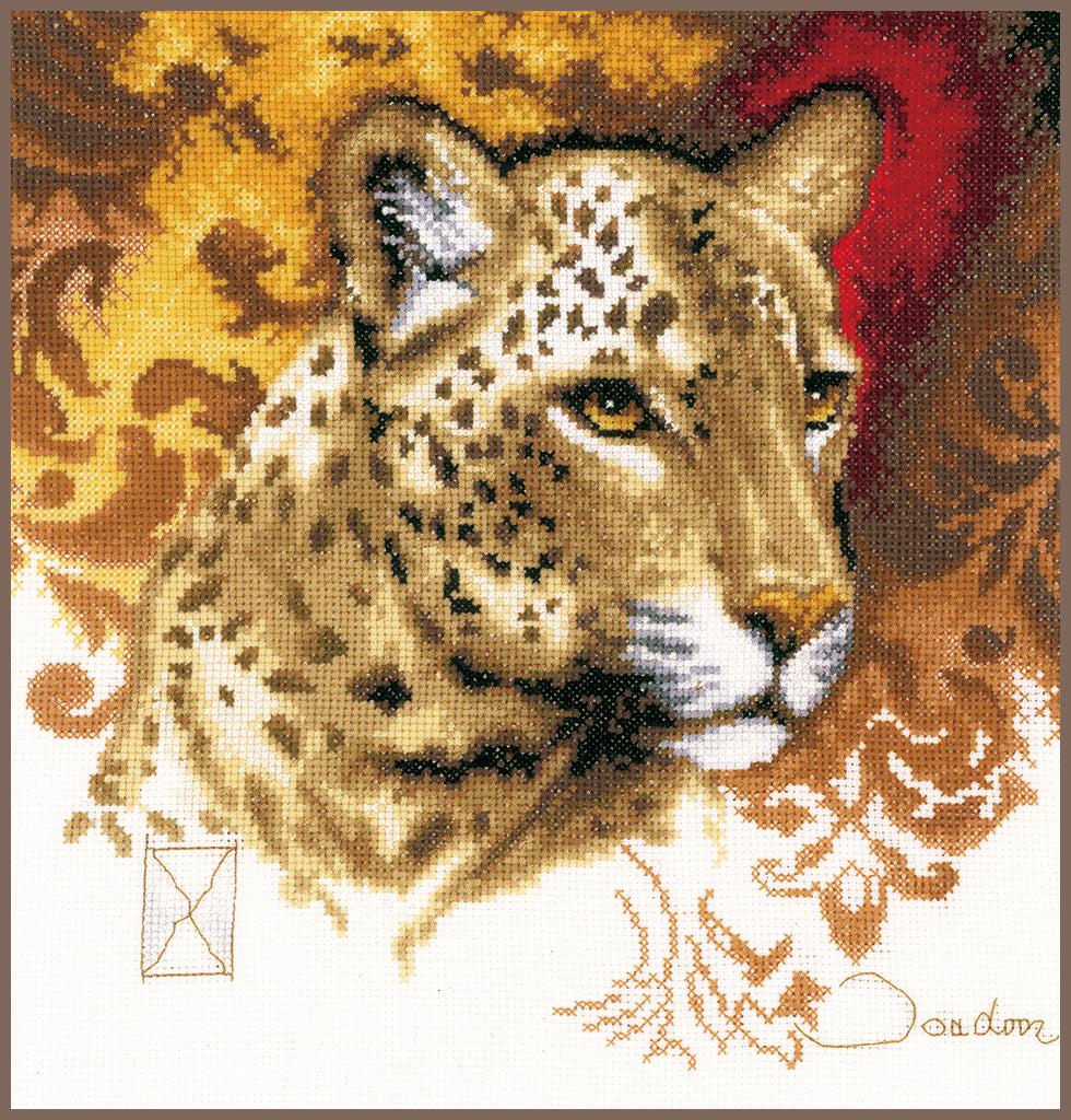 Leopard - Lanarte - Cross stitch kit PN-0021207