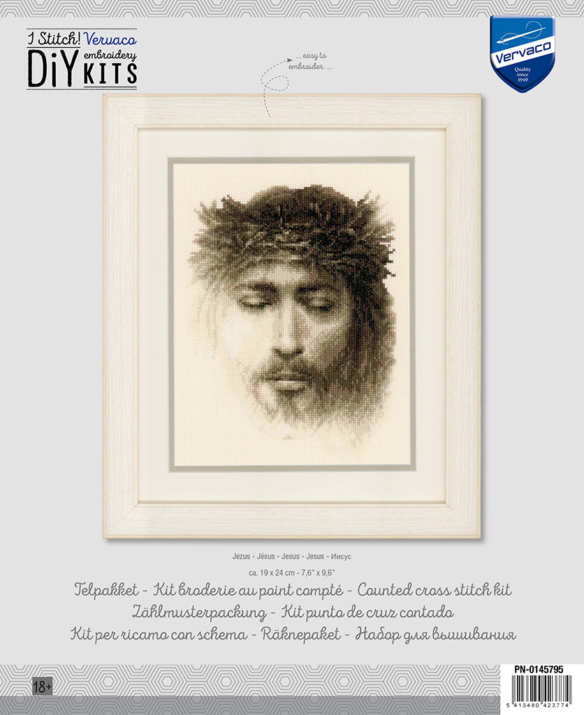 The Face of Christ - Vervaco - Cross stitch kit PN-0145795