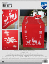 Christmas Deer Table Runner - Vervaco - Cross Stitch Kit PN-0147225