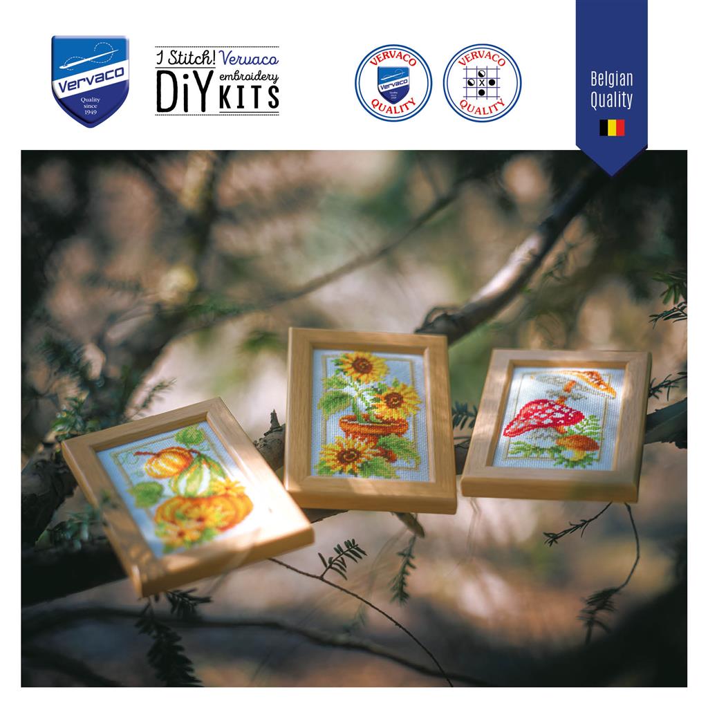 Autumn set of 3 - Vervaco - Kit de punto de cruz PN-0147594