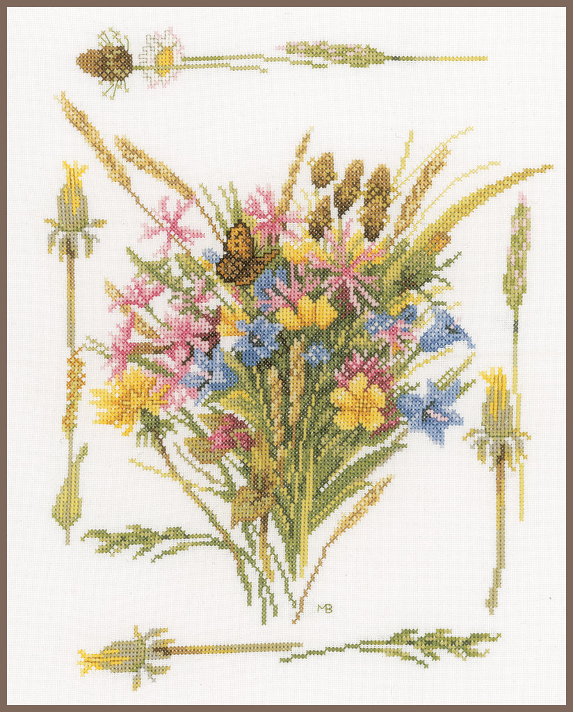 Field bouquet - Lanarte - Cross stitch kit PN-0148166