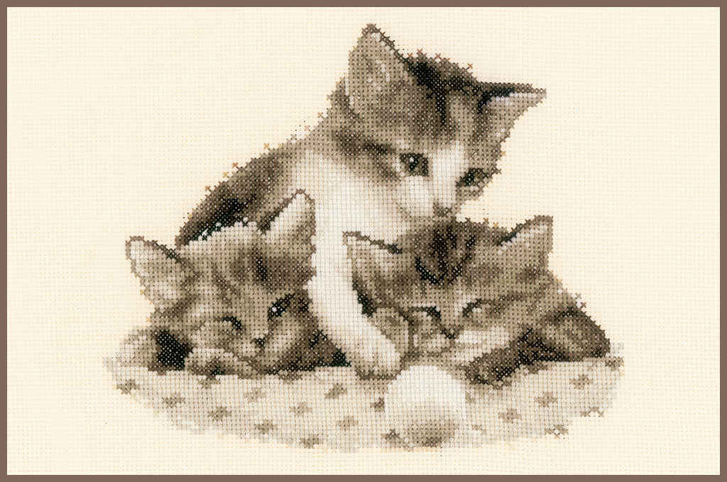 3 kittens - Vervaco - Cross stitch kit