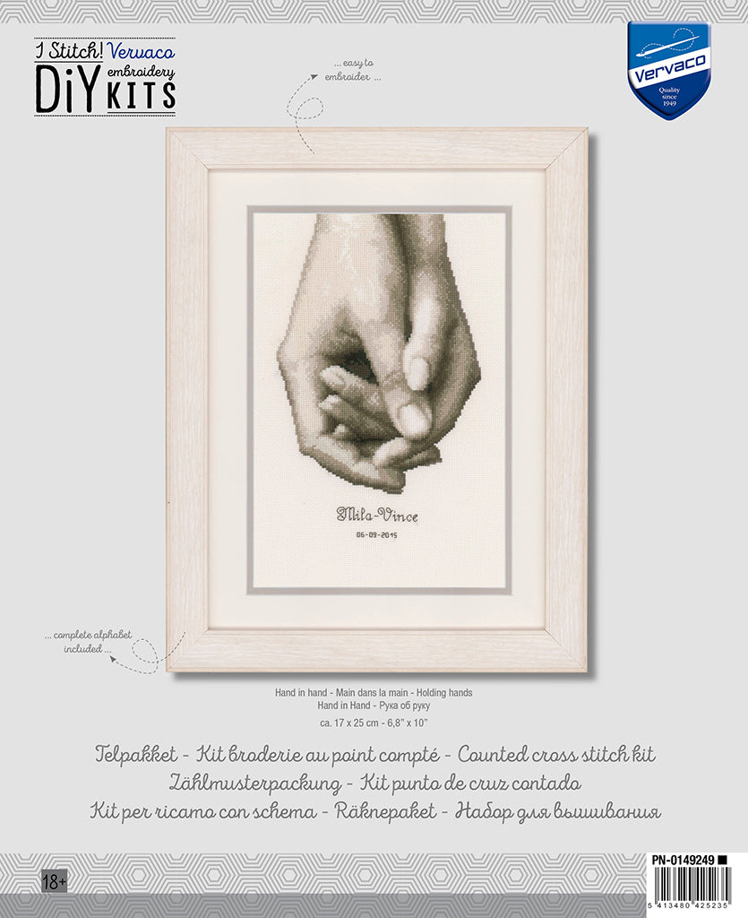 Hand in Hand - Vervaco - Kreuzstich-Set PN-0149249
