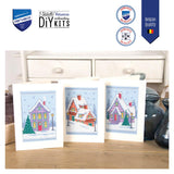 Winter houses set of 3 - Vervaco - Kit de punto de cruz PN-0149548