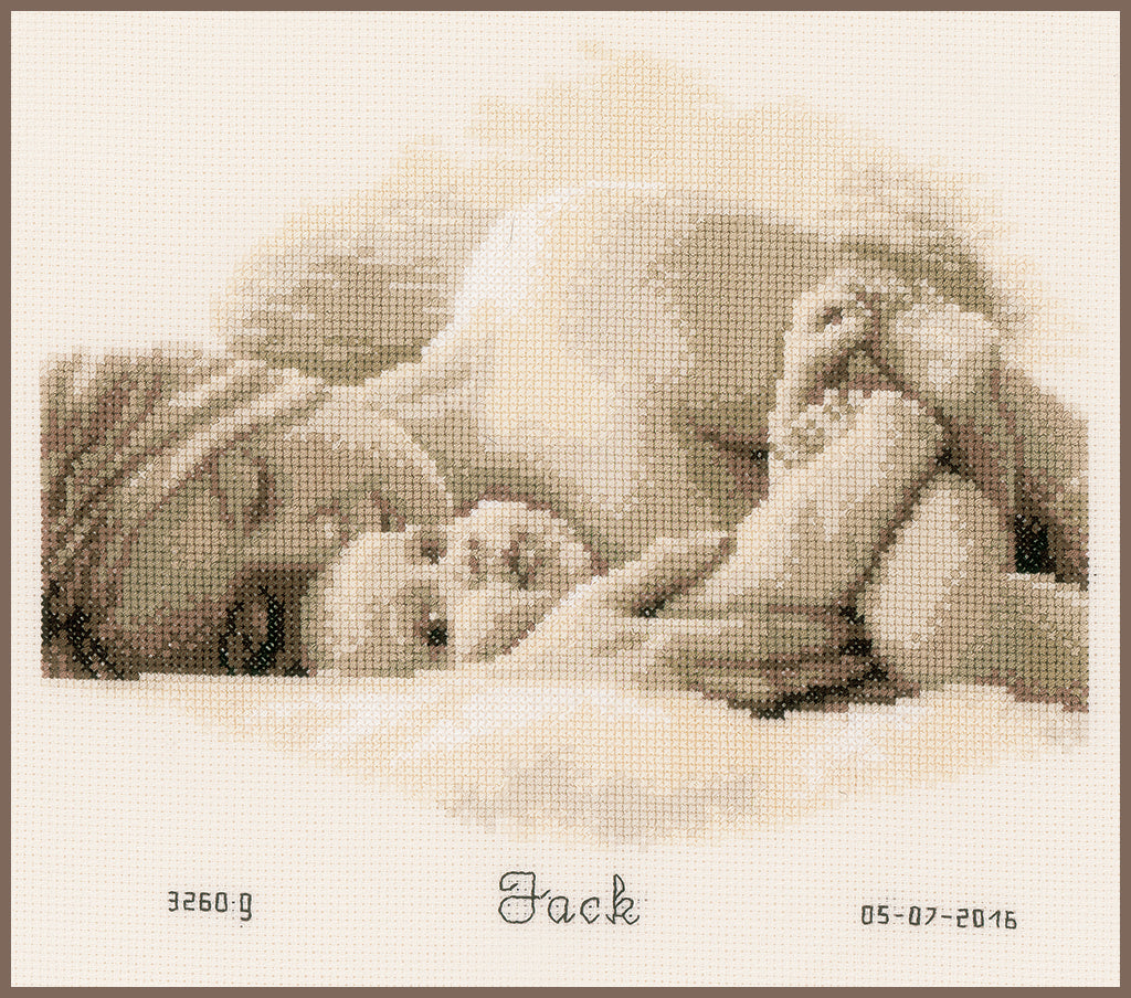 Natalicio - First hug - Vervaco - Cross stitch kit PN-0153604