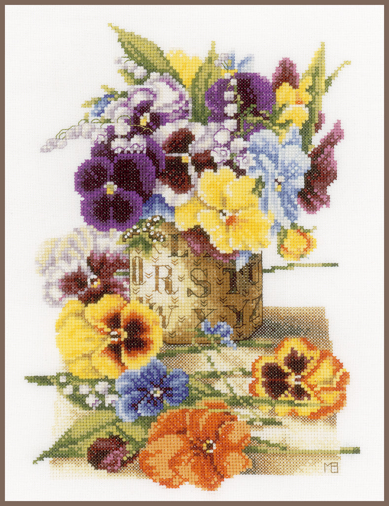 Pot of thoughts - Lanarte - Cross stitch kit