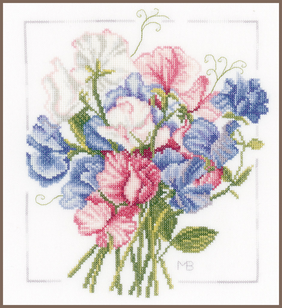 Bouquet coloré - Lanarte - Kit de point de croix PN-0157497