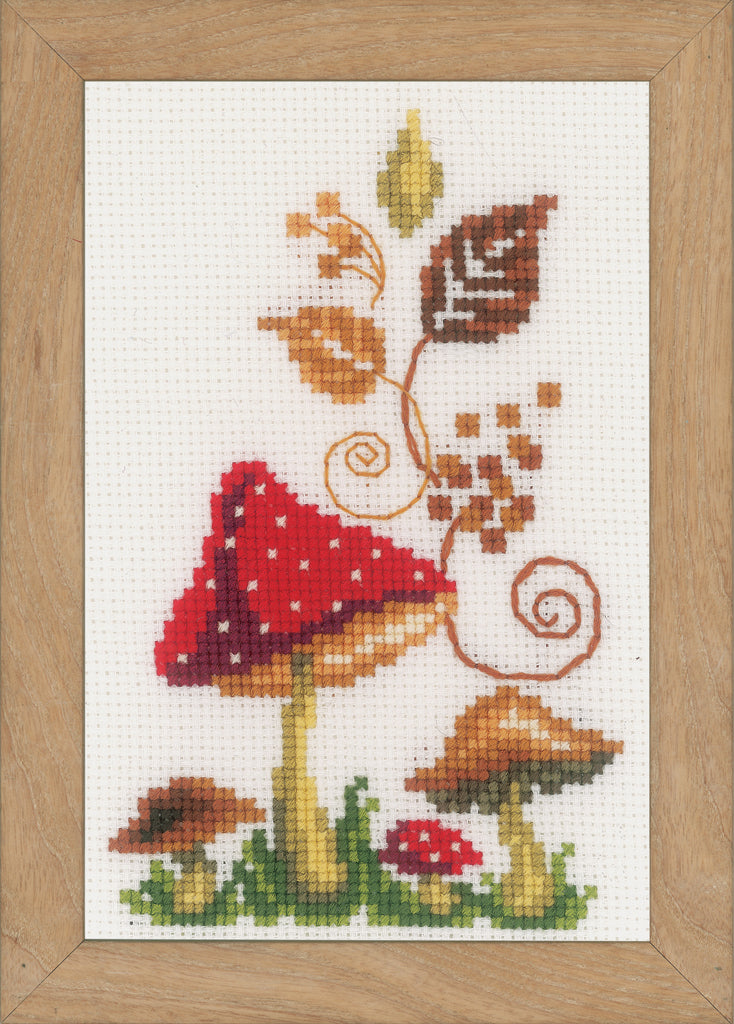 Autumn idyll set of 3 - Vervaco - Cross stitch kit PN-0158071