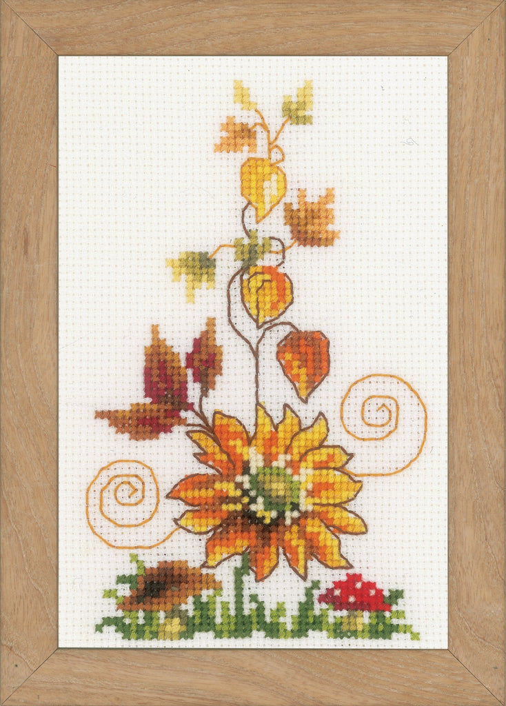 Autumn idyll set of 3 - Vervaco - Cross stitch kit PN-0158071