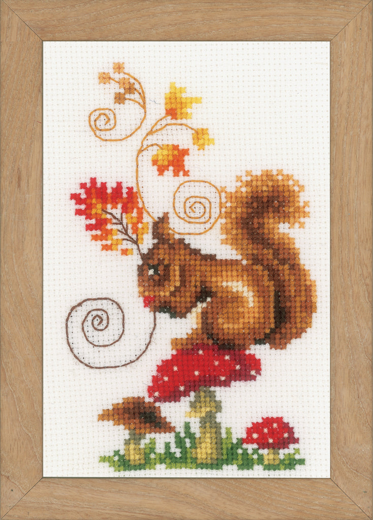 Autumn idyll set of 3 - Vervaco - Cross stitch kit PN-0158071