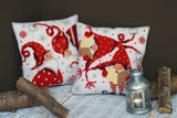 CHRISTMAS GNOMES II - Kit para crear una almohada - Vervaco PN-0164611