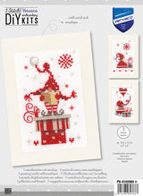 Greeting Cards: Christmas Gnomes - Vervaco - Cross Stitch Kit PN-0165989