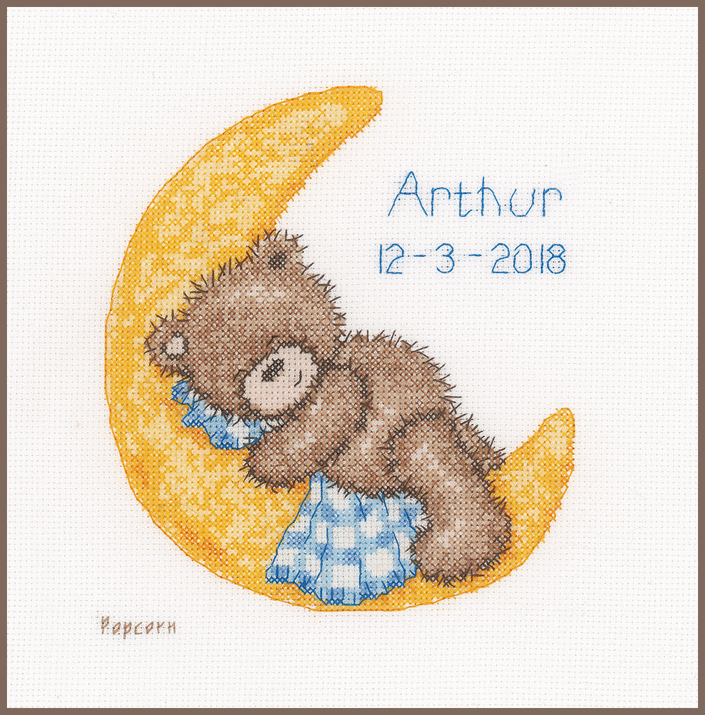 Popcorn bear sleeping - Vervaco - Cross stitch kit PN-0166518