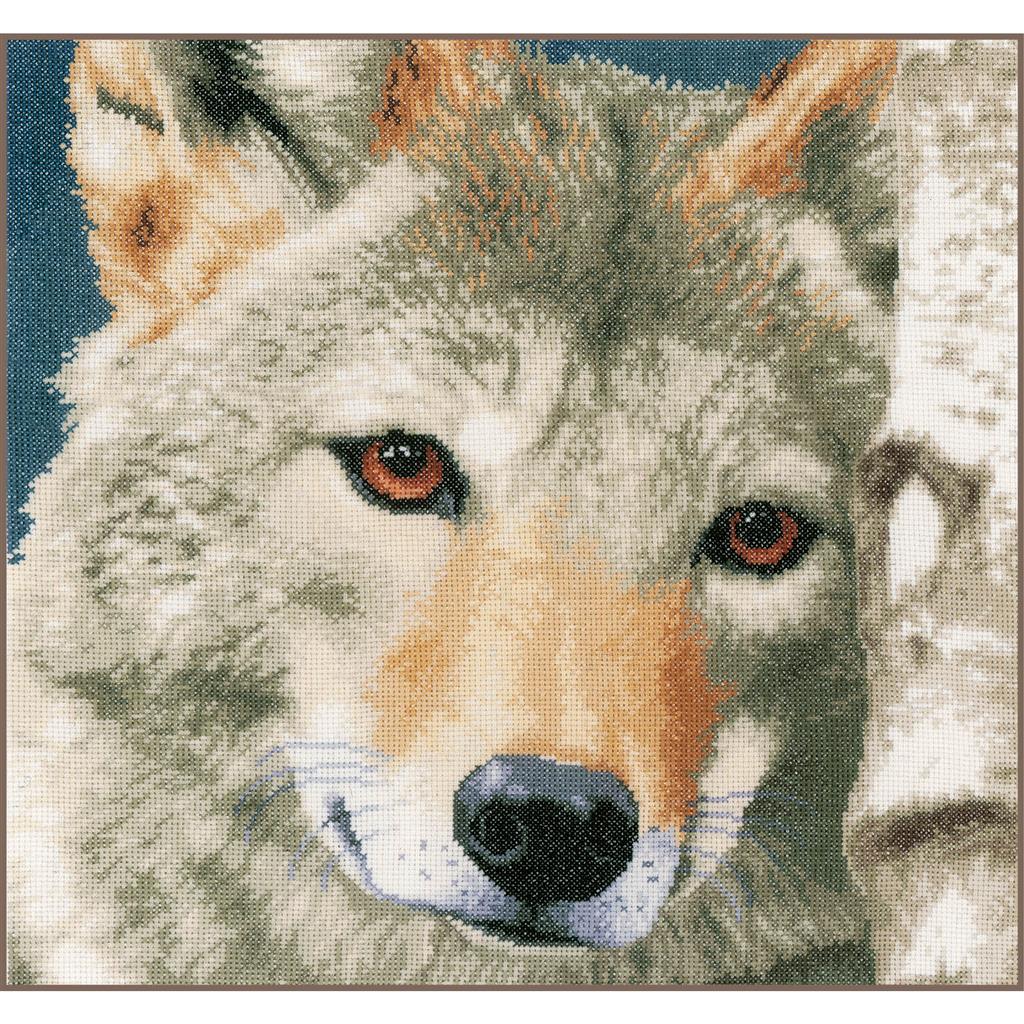 Wolf - Lanarte - Cross stitch kit PN-0166758