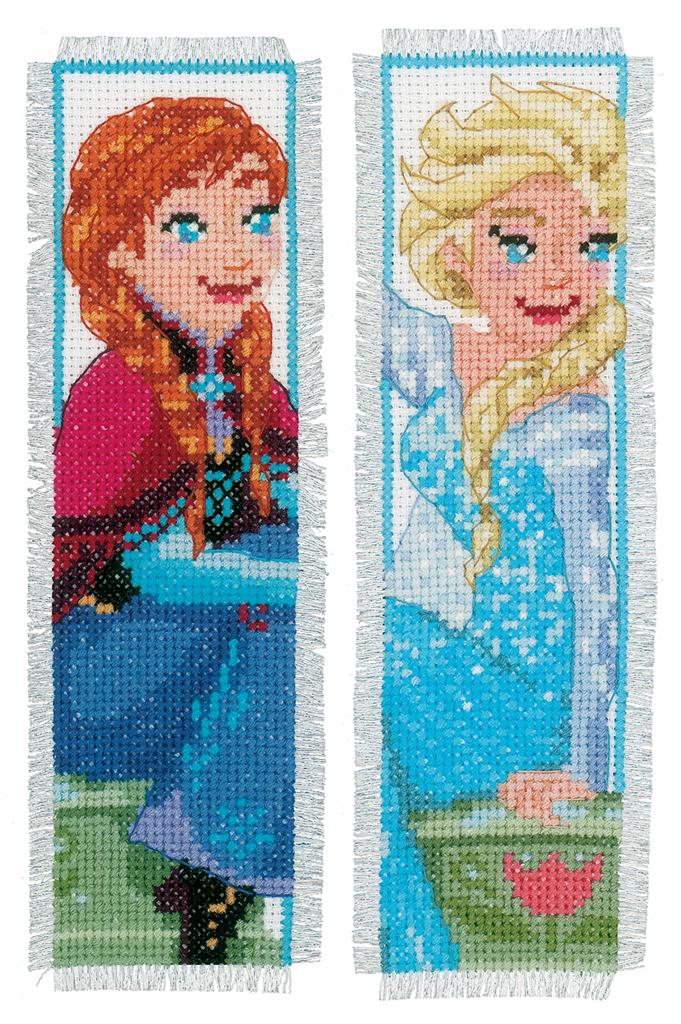 Disney Frozen Sisters Forever - Vervaco - Kit de punto de cruz PN-0168474