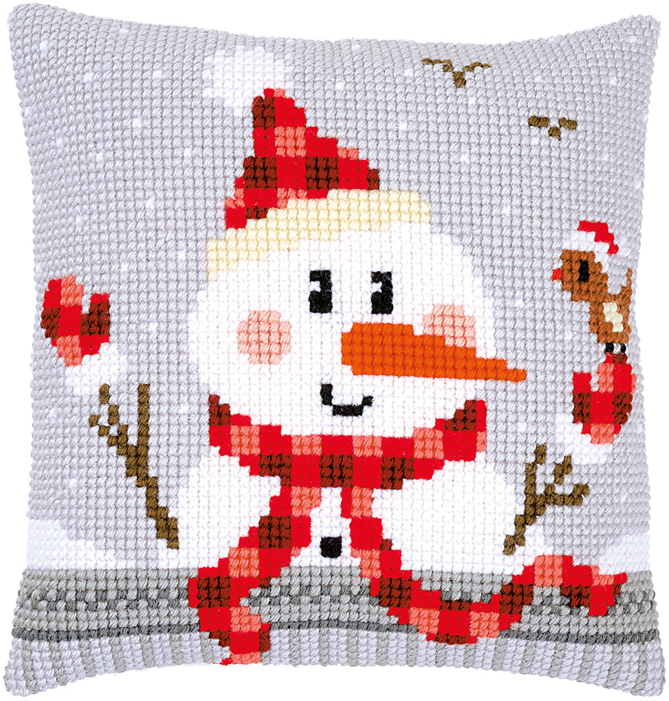 SNOWMAN - Kit para crear una almohada - Vervaco PN-0168751