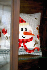 SNOWMAN - Kit para crear una almohada - Vervaco PN-0168751