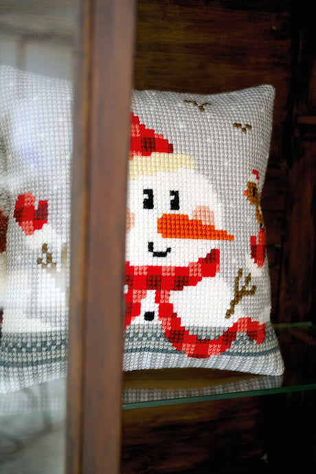 SNOWMAN - Kit to create a pillow - Vervaco PN-0168751