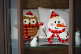 SNOWMAN - Kit para crear una almohada - Vervaco PN-0168751