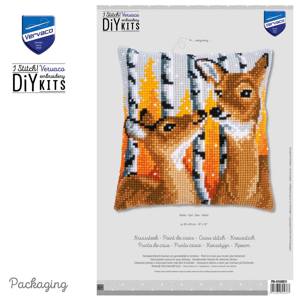 Deer - Kit para crear una almohada - Vervaco PN-0168831