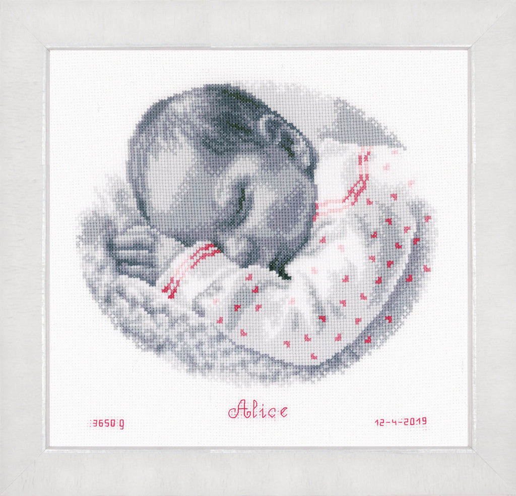 Schlafendes Baby - Vervaco - Kreuzstich-Set PN-0169612