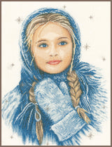 Winter Girl - Lanarte - Cross Stitch Kit PN-0169674