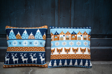 WINTER MOTIFS - Kit to create a pillow - Vervaco PN-0170317