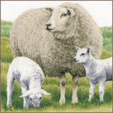 Mouton - Lanarte - Kit de point de croix PN-0170416