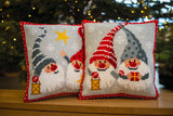 CHRISTMAS GNOMES - Kit para crear una almohada - Vervaco PN-0171685