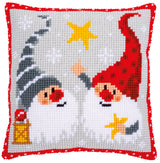 CHRISTMAS GNOMES - Kit para crear una almohada - Vervaco PN-0172634