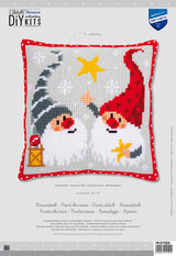 CHRISTMAS GNOMES - Kit para crear una almohada - Vervaco PN-0172634