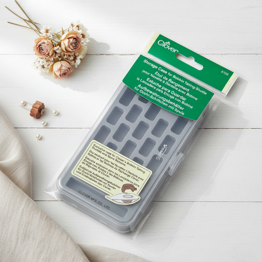 Clover 8109 Organisateur de navette en dentelle et canette
