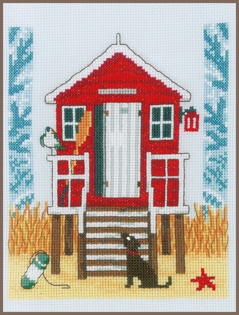Strandhütte - Vervaco - Kreuzstich-Set
