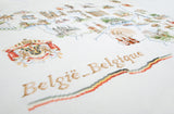 Map of Belgium - Lanarte - Cross stitch kit PN-0173689