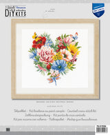Heart of flowers - Vervaco - Cross stitch kit PN-0179766