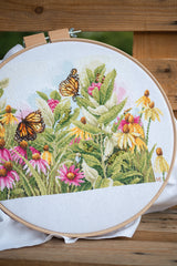 Butterflies and Flowers - Lanarte - Cross stitch kit PN-0179972