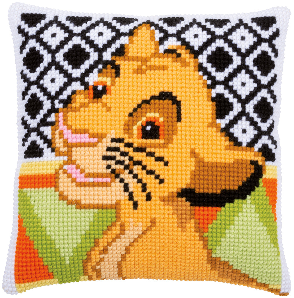 DISNEY SIMBA - Kit para crear una almohada - Vervaco