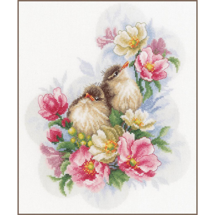 Flower Branch Guardians - Lanarte - Kreuzstich-Set PN-0185003