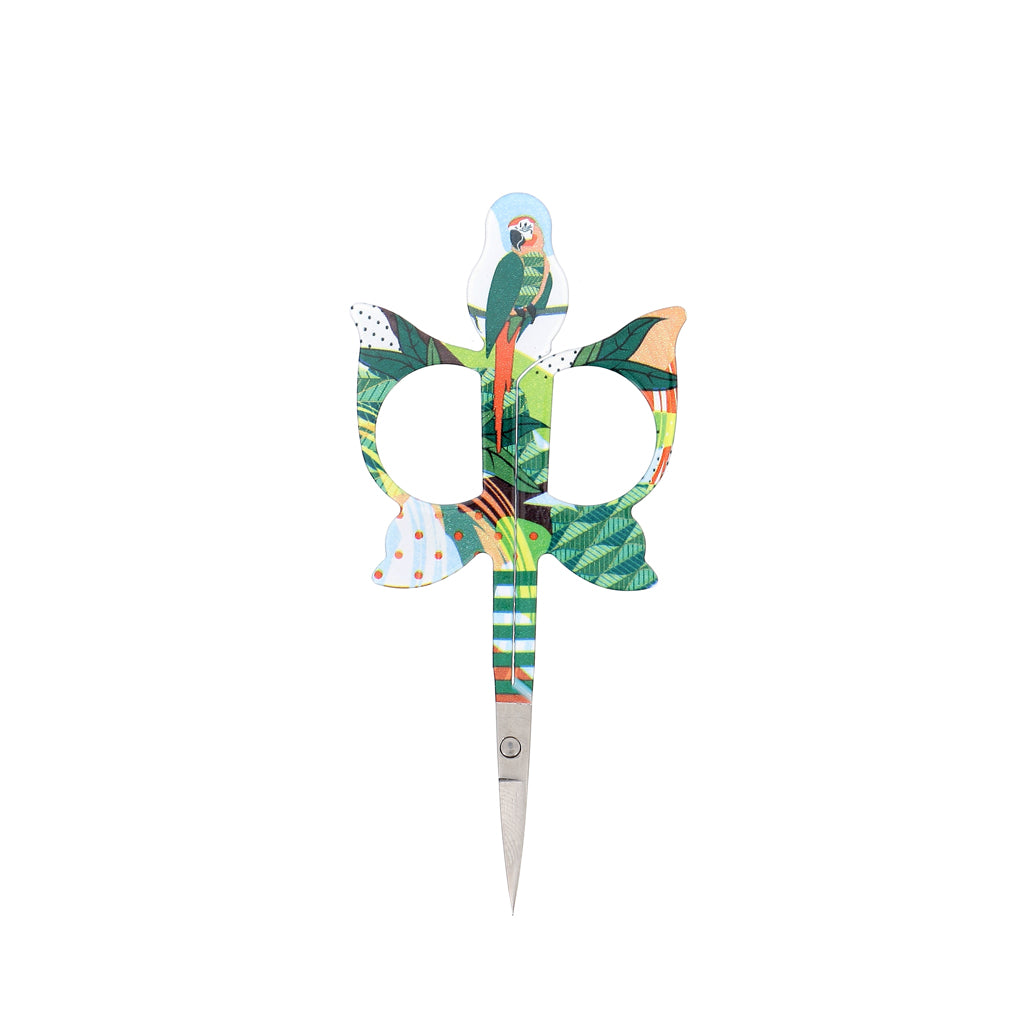 Vista adicional de Tijeras de bordado Bohin 98613/1 – Parrot Edition (Diseños de Loro) 9 cm