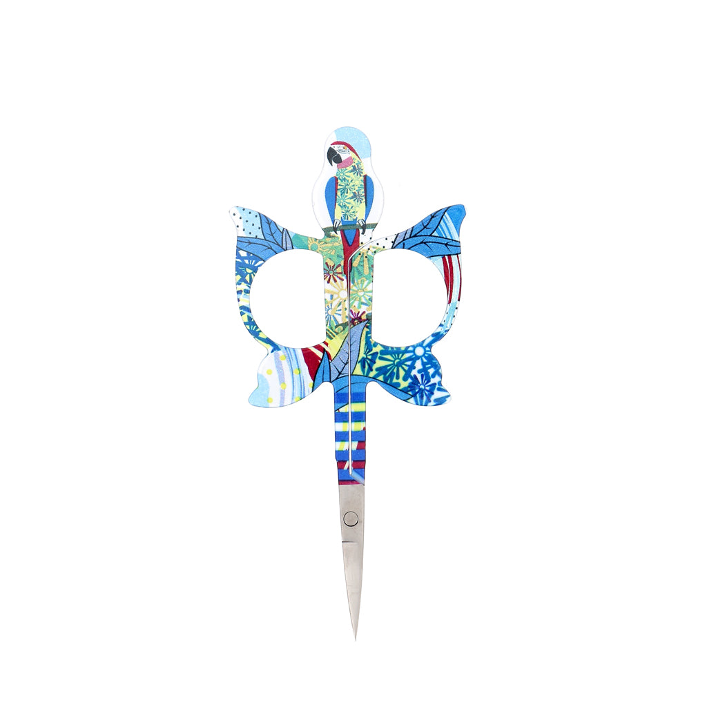 Vista adicional de Tijeras de bordado Bohin 98613/1 – Parrot Edition (Diseños de Loro) 9 cm