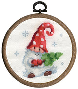 Christmas gnomes set of 3 - Vervaco - Cross stitch kit PN-0187976