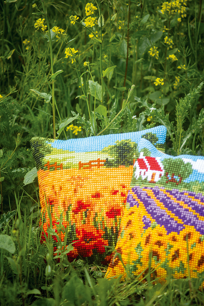 SUNFLOWER FIELD - Kit to create a pillow - Vervaco PN-0189681