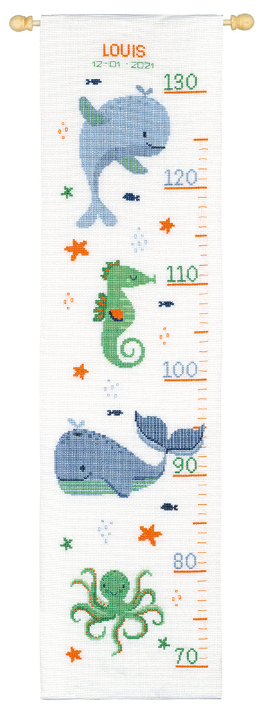 Whales fun - Vervaco - Cross stitch kit PN-0191831