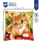 Sweet kitten - Kit to create a pillow - Vervaco PN-0195926