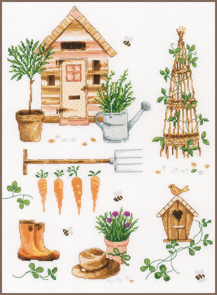 Jardín - Vervaco - Kit de punto de cruz PN-0197085