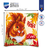 Squirrel in autumn - Kit para crear una almohada - Vervaco PN-0197334