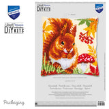 Squirrel in autumn - Kit to create a pillow - Vervaco PN-0197334